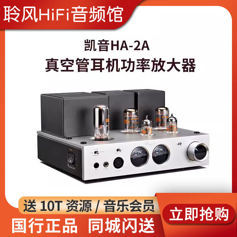 CAYIN凯音HA-2A真空管耳机功率放大器全NOS古董管耳放胆机XLR RCA