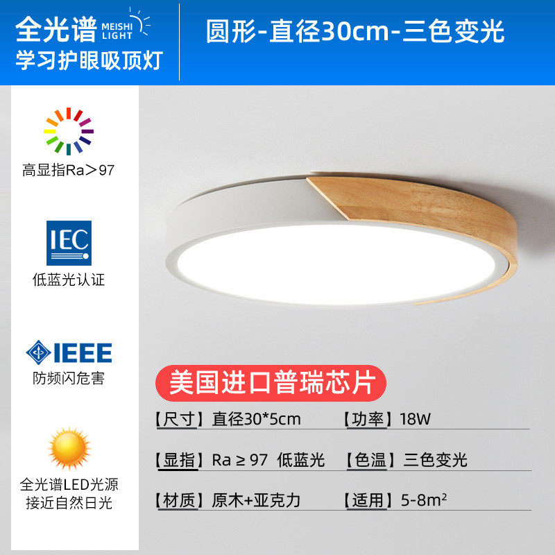 北欧创意个性灯具铁艺家用现代简约大气客厅灯吸顶灯卧室灯