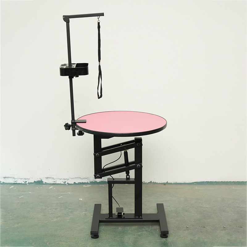 宠物美容台狗狗剪毛固定架吹毛架防滑桌面大中小号修毛桌圆形台