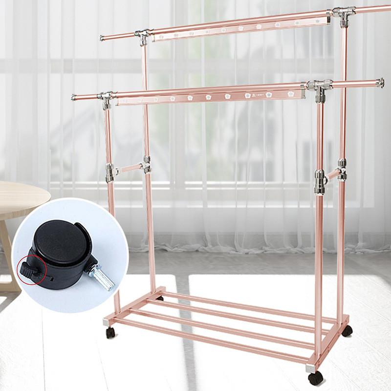 室外落地折叠室内伸缩式家用晾衣架移动阳台晒被子凉衣架