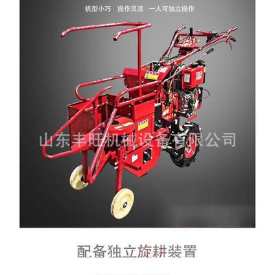 热销全自动小型手扶玉米收获机柴油13马力乘坐式小型掰苞米机