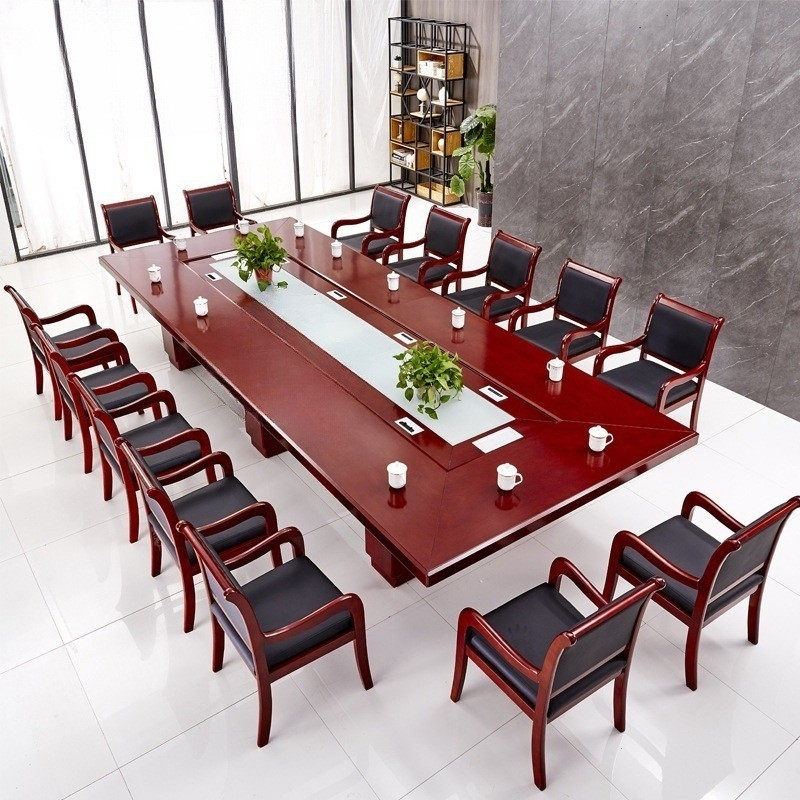 新款办公 会议桌 油漆会议桌现代板式 油漆方形 办公家具4米5米会