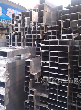 6063t5铝合金方通150*75*2.2毫米铝合金方管75*150mm大孔径铝扁管