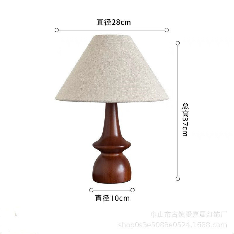 中古复古台灯新中式禅意氛围灯实木卧室床头护眼灯设计师布艺,家装灯饰光源,护眼吸顶灯,淘宝优惠券,粉丝福利购,淘宝优惠卷
