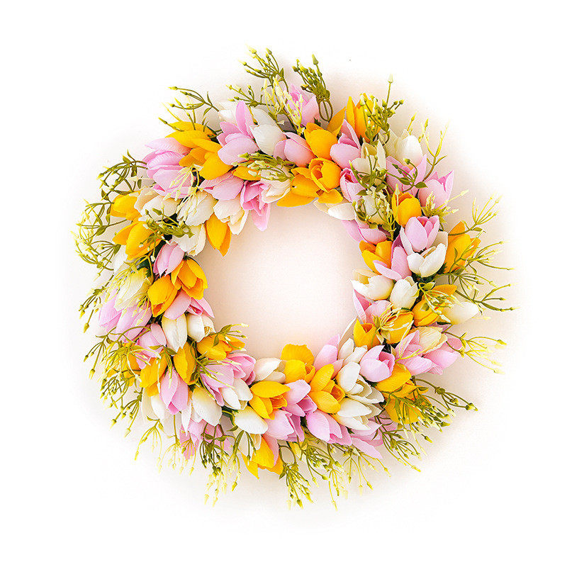 爆款郁金香母亲节春季情人节花环婚礼季装饰品节日派对装饰,节庆用品/礼品,拉花,淘宝优惠券,粉丝福利购,淘宝优惠卷