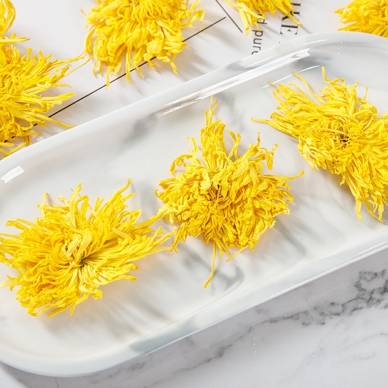 新日期金丝皇菊一朵一杯大菊花特级贡菊花茶搭配枸杞玫瑰花蒲公英