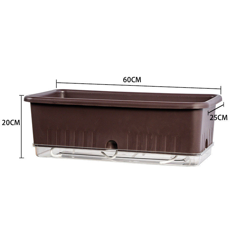 养花种菜盆长方形园艺家庭阳台种植箱自吸水超大口径耐用塑料,鲜花速递/花卉仿真/绿植园艺,花盆,淘宝优惠券,粉丝福利购,淘宝优惠卷