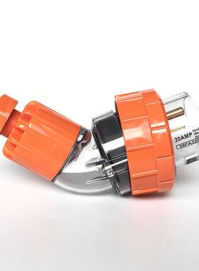 工业弯澳标公母防水直插头56pa52056pa33256pa41056p51056p45