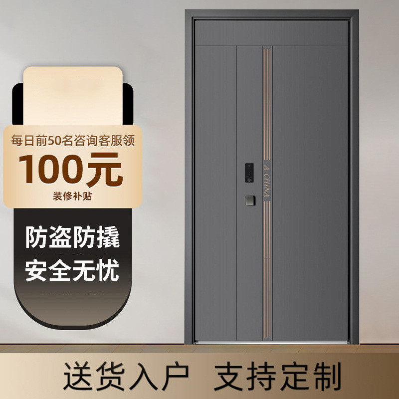 热销子母门别墅大门防盗门家用室外农村自建房入户门进户门对内双