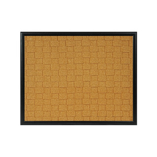 定制创意编织软木板墙贴黑框布告板家用照片展示板装饰便签板