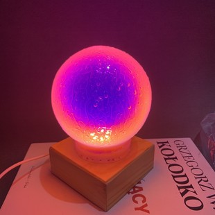 饰光灯 月台灯彩虹灯玻璃台灯星空月球灯装