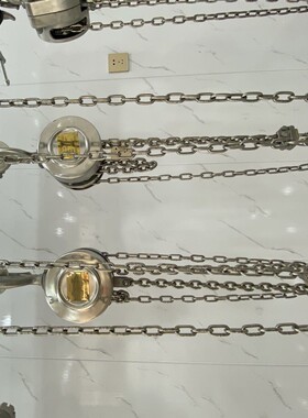 恒鹰304不锈钢倒链手拉葫芦hss-a型1/2/3/5吨吊机手动小型防腐蚀