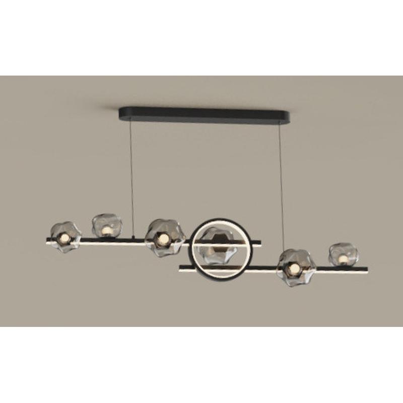 北欧餐厅吊灯轻奢灯具灯饰吊灯后现代水晶吧台咖啡厅前台简约餐桌