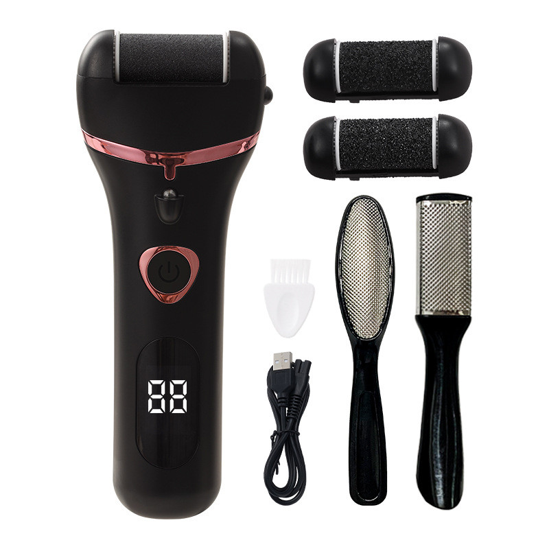 新款电动磨脚皮充电式工具去脚皮死皮老茧修足机修脚器磨脚器