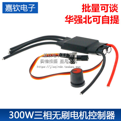 300W三相无刷无霍尔直流电机控制器PLC高速BLDC气水泵风机12V24V