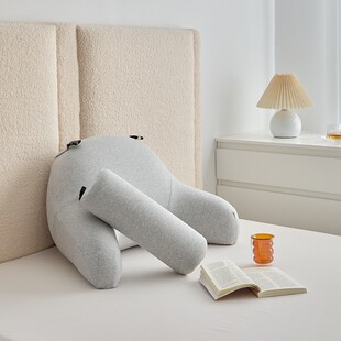 圆形腰枕枕头看书大靠背沙发椅子靠垫宿舍枕头床上床头软包护腰垫