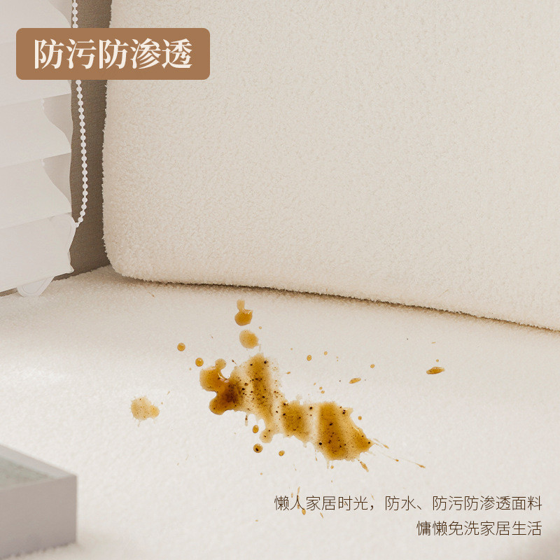 泰迪绒阳台飘窗垫窗台垫高级感主卧飘窗棉垫坐垫2024新款