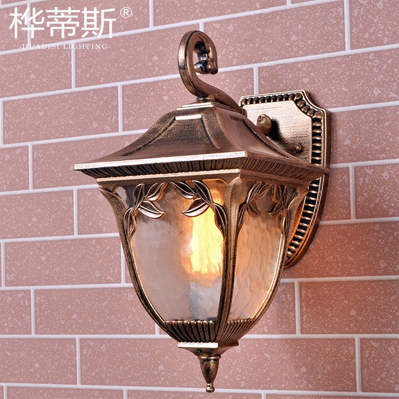 热销hds-22欧式防水仿古复古床头阳台走廊楼道室外户外壁灯墙壁灯
