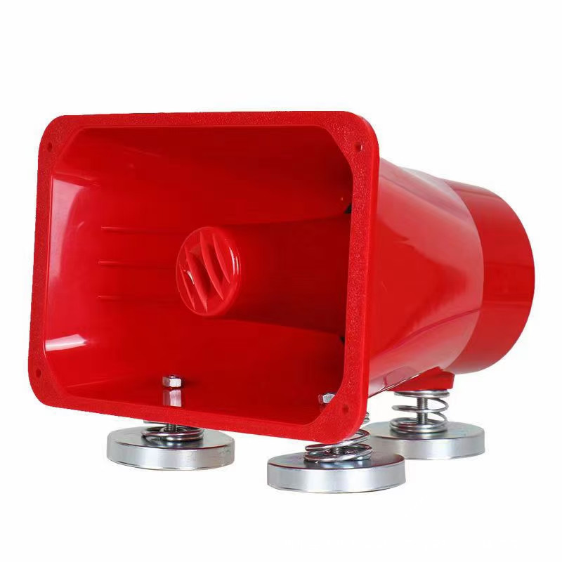 车载扩音机配套100W减震簧高音喇叭车顶宣传叫卖器防水号筒扬声器