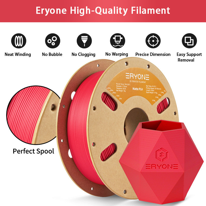 热销eryone3d粉色耗材1.75mm1kg哑光打印机pla环保用于fdm打印机