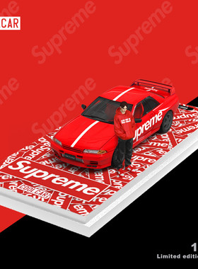 热销批发-coolcar1:64斯堪尼亚400zgtr32尼桑货柜车supreme合金车