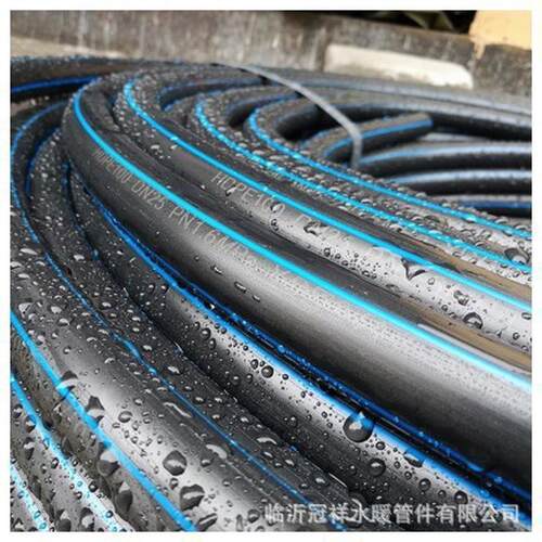 厂家上水太阳能黑pe管pe自来水管黑色管子太阳能批发专用管