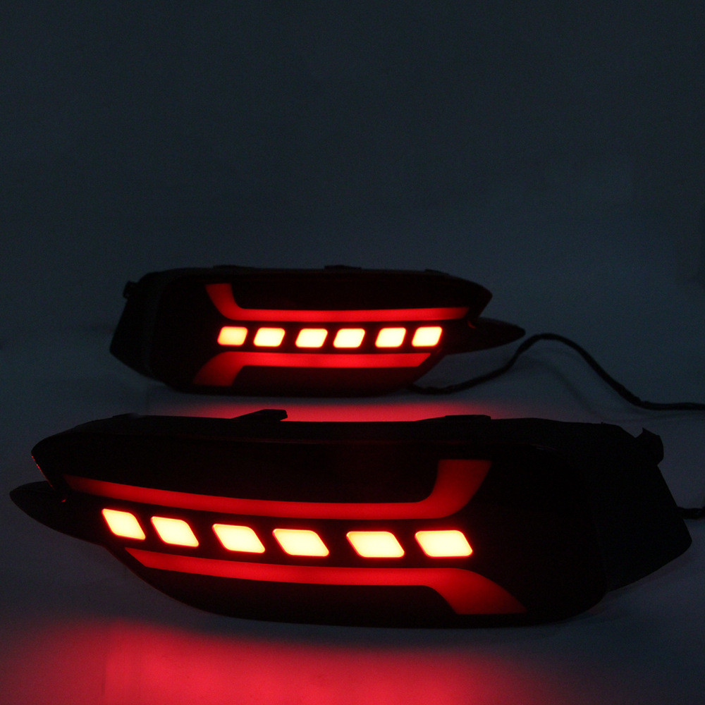 热销专车2016-2017年hd思域3功能后尾刹车警示灯适用于专用