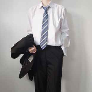 现货 浅见川dk/jk基础款衬衫制服正统白衬衫日系男秋季内搭