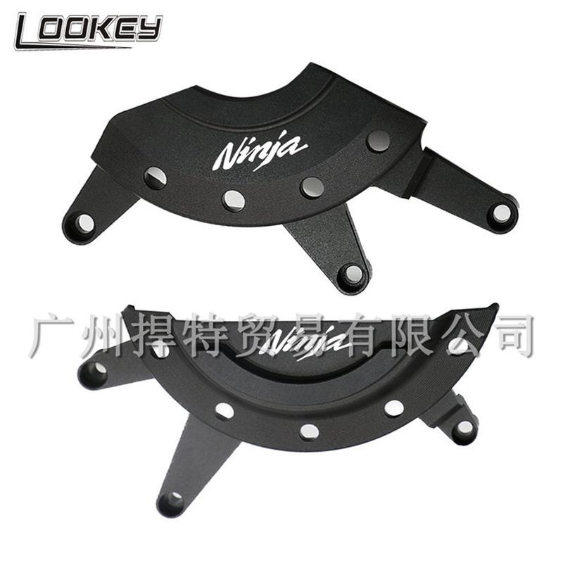 热销忍者400ninja400z40017-19年改装发动机引擎边盖盖保护防摔