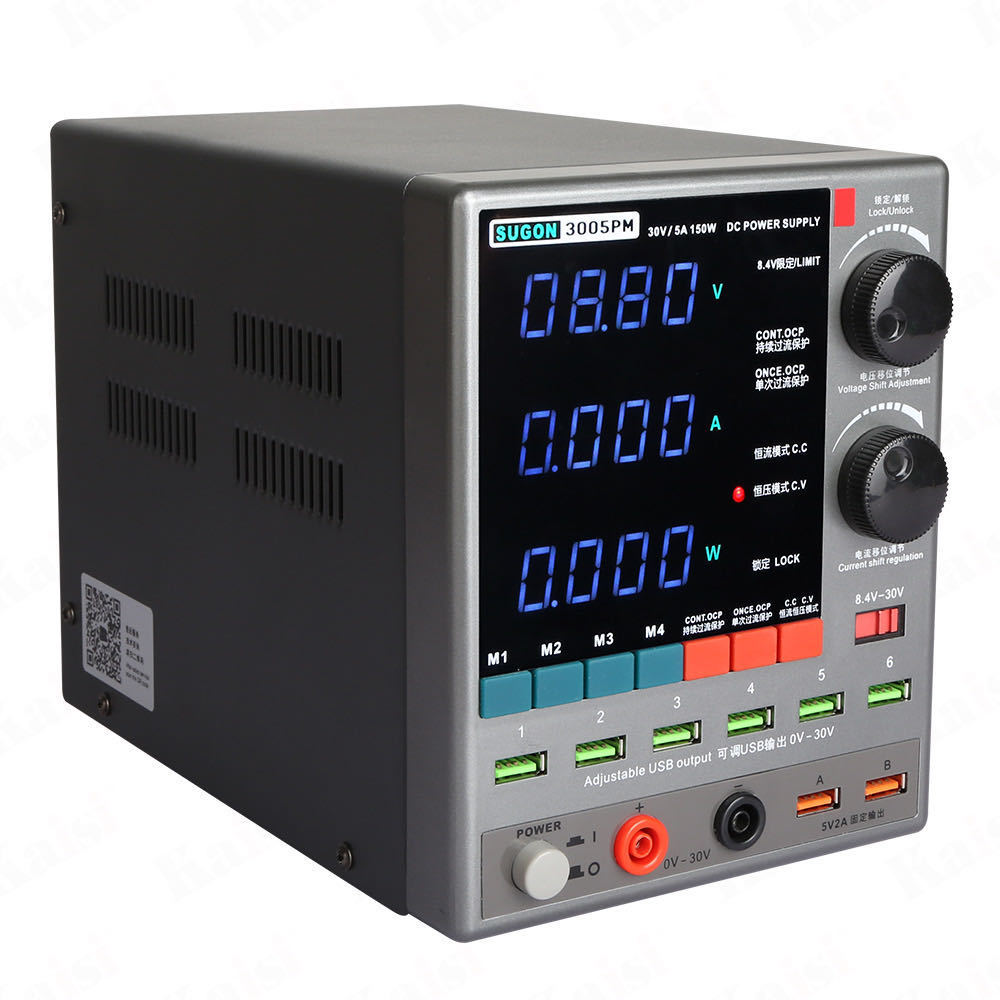 SUGONG速工3005D电源表sugon3005PM大功率稳压电源30V5精准四位