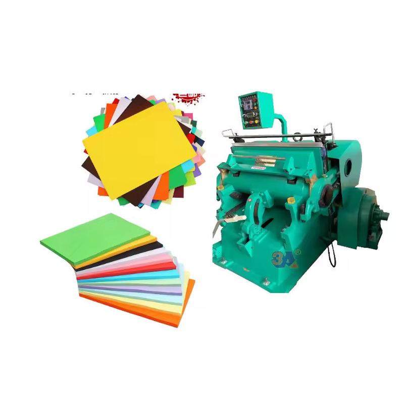 热销印纸张加工设备nt-750型号啤机/老虎机后纸箱压痕