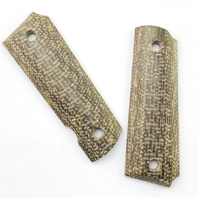 1911配件改装 1911 grips手柄 米卡塔格子纹手柄cnc刀柄材料