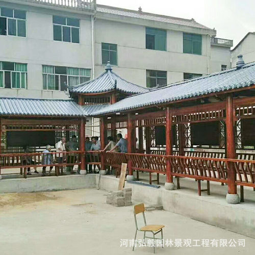 热销厂家直销防腐木景观长廊樟子松防腐木葡萄架长廊防腐木文化长