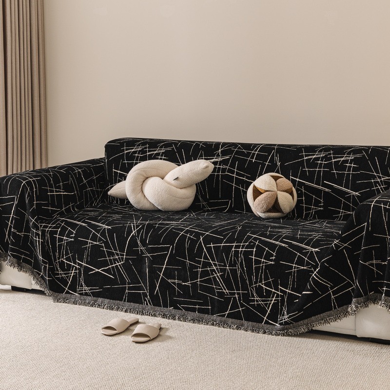 2024新款沙发盖布四季通用高级感沙发巾一整张全包万能防猫抓坐垫