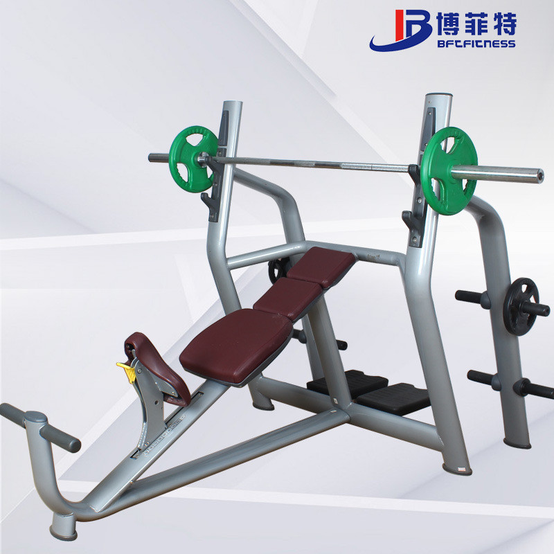 热销推上斜卧推举重床杠铃床上斜推举训练架上斜多功能胸仰卧板