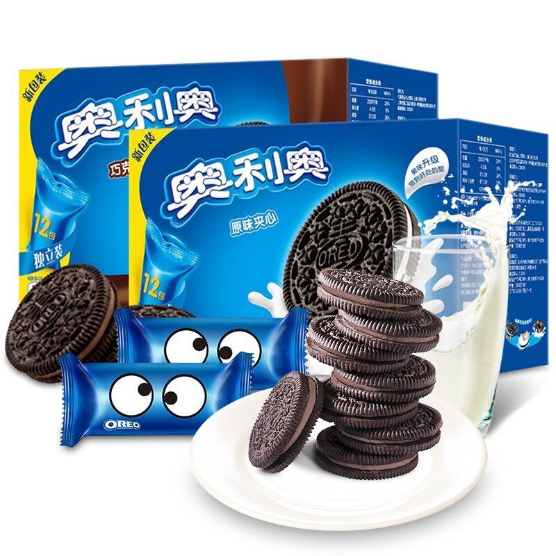 新日期奥利奥一箱澳利澳夹心饼干噢利噢饼干 整箱小孩喜欢吃的零