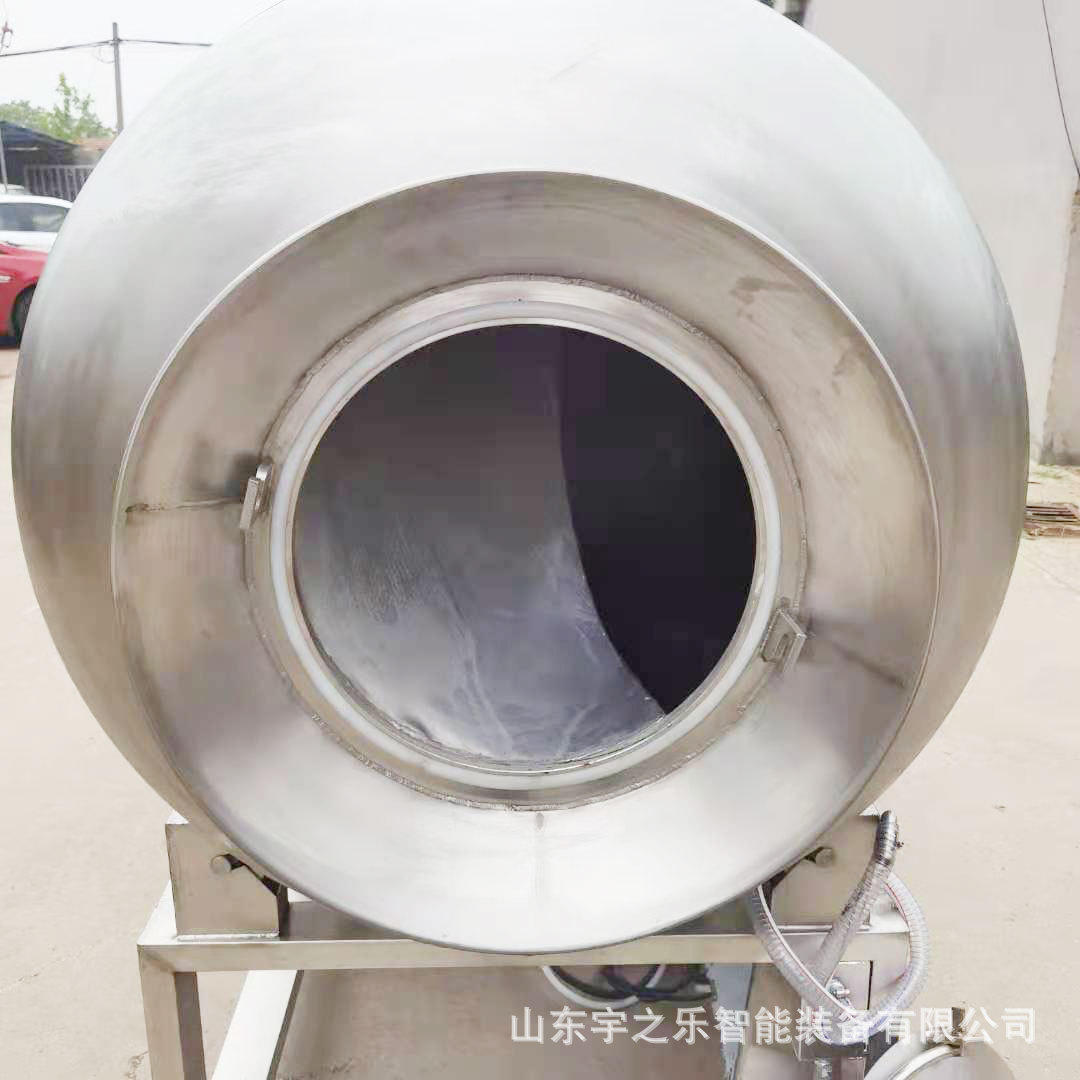 鸡排真空滚揉机牛肉保水腌制设备全自动呼吸式真空滚揉机