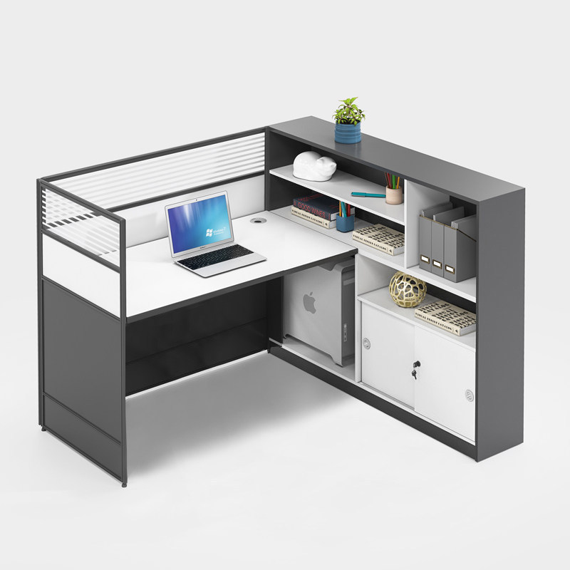 北京办公室职员办公桌简约现代2/4/6人工位屏风隔断办公桌椅组合