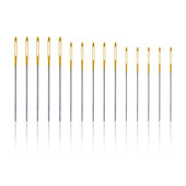 金银十字绣手缝大眼刺绣针家用手工diy缝衣服缝针被不锈钢缝纫针