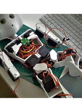 14关节两足机器人STM32-arduino单片机手机wifi控制开源3D模型303