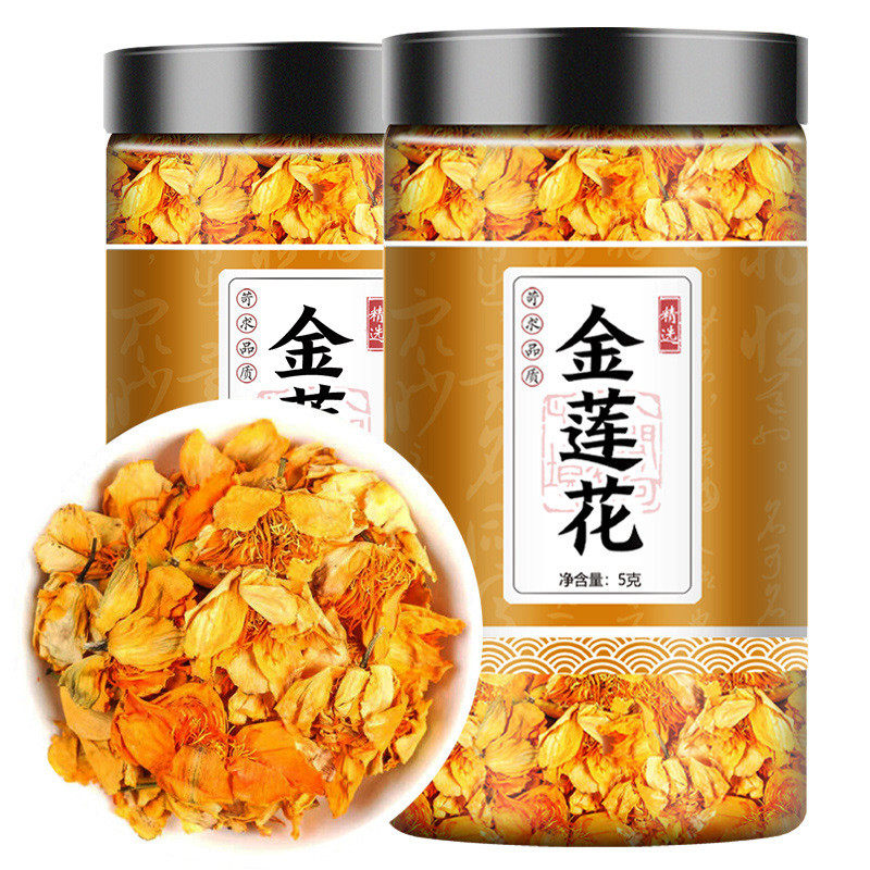 新货金莲花茶五台山非野生花茶金连花干夏天泡水喝的东西一件起批