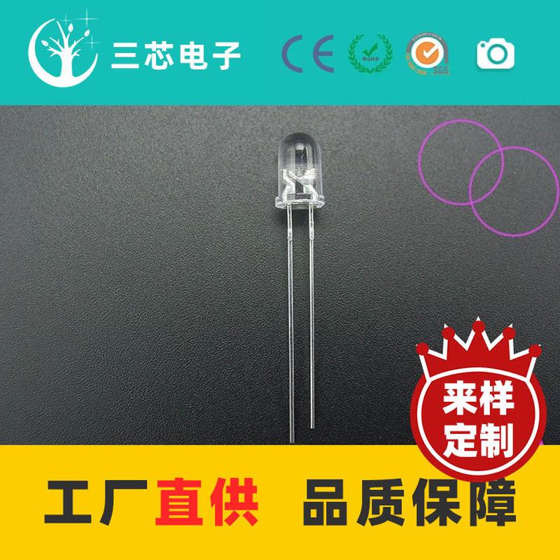 含齐纳管白光抗静电含5mm圆头白光二极管齐纳管抗静电白灯