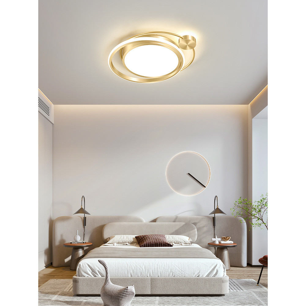 卧室吸顶灯现代简约轻奢星星月亮房间led灯网红创意大气主卧灯具