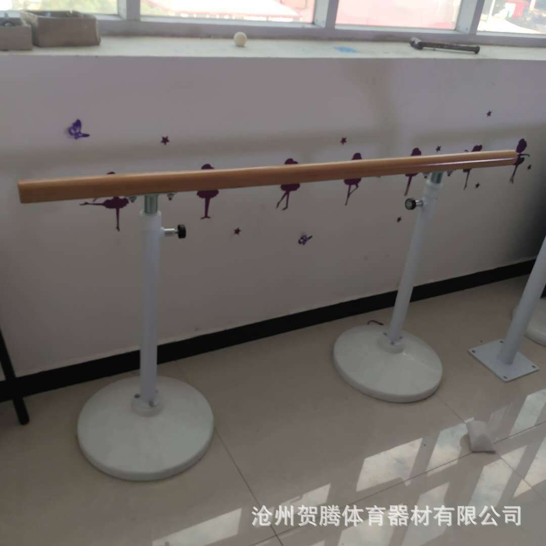舞蹈把杆跆拳道练功杆家用移动式双层舞蹈房学校升降舞蹈压腿杆