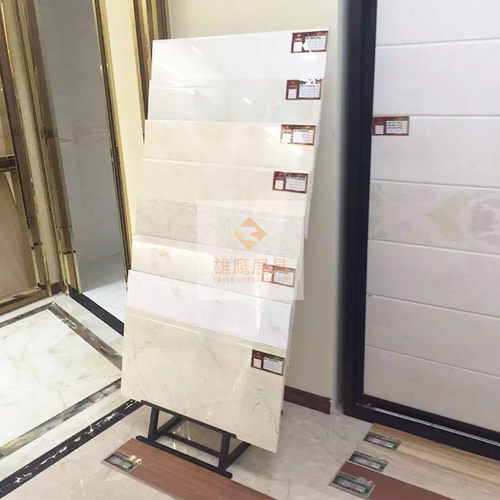 直供瓷砖展示架300600墙砖展架定制移动展柜金属地板石材可