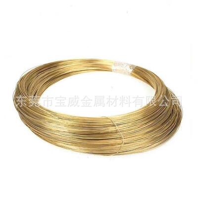 软态h62弹簧用黄铜线c2600无铅黄铜扁线h62h65黄铜线厂家批发