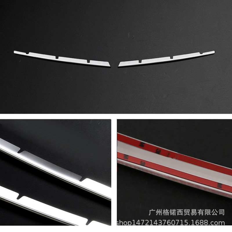 热销适用prius30普锐斯车标中网改装饰条专用后期30系后期不锈钢