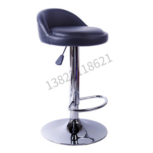 酒吧椅子靠背高脚吧台椅欧式前台接待椅升降吧凳收银凳