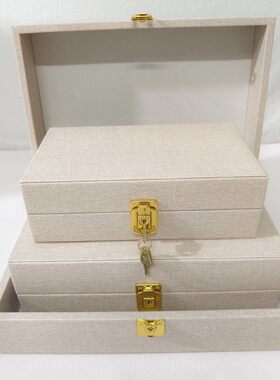 热销方形收纳盒桌面木盒装饰品家居创意包装盒欧式简首饰盒收纳盒