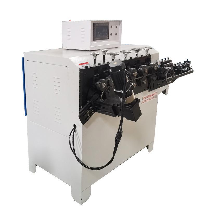 热销角铁法兰机炉圈卷圆机江苏打圈机方管圆管扁铁打圈机全自动弹